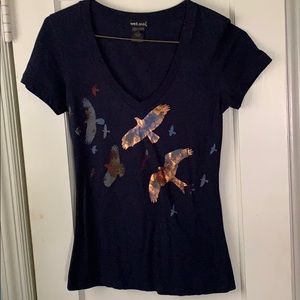 Wet Seal navy blue shirt